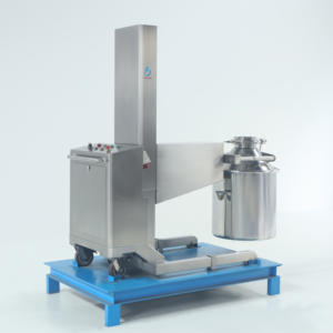 Heavy Duty <span class=keywords><strong>Mobile</strong></span> Bin Silo Hopper Lifting Hoist Machine Tote Tank IBC Barrel <span class=keywords><strong>Lifter</strong></span> con elevador de cubo - Product Image 2