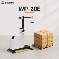Robot de palettisation collaboratif WP-20E, cobot palettiseur, charge utile de 20 kg, bras robotique, machine d'empilage de cartons, boîtes, sacs