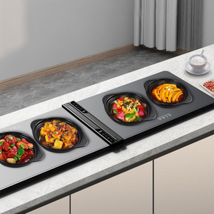 Nouveautés <span class=keywords><strong>Plaque</strong></span> chauffante pliable en silicone portable à 2 têtes connectables Tapis chauffant pour aliments extra-large pour un usage domestique - Product Image 2