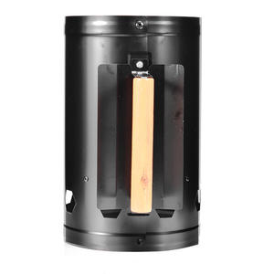 Outdoor Grill <strong>BBQ</strong> Rapid <strong>Coal</strong> Burner Fire Ignition Lighter <strong>Starter</strong> <strong>Bbq</strong> Charcoal Chimney <strong>Starter</strong> With Wood Handle - Product Image 1