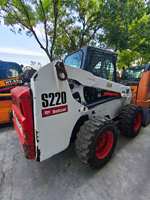 Chargeuse compacte sur pneus d'occasion S220 d'Amérique, 95% neuve, Bobcat S220, S70, S570, S450, Chargeuse multifonctionnelle d'occasion