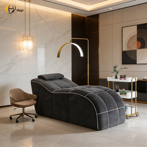 Bộ giường sofa hiện đại, nén, dành cho phòng khách, khách sạn, phong cách tối giản, đệm mút, vải phủ chân không. - Product Image 2