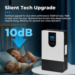 KUNGF 3.6KW純粋な正弦波インバーターハイブリッドUPS単相出力付きソーラーパネルとリチウムソーラーバッテリー - Product Image 5