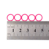 Mini-élastiques en silicone extensibles de 1/2 pouce pour tresses, queues de cheval, barbes, dreadlocks et coiffures DIY