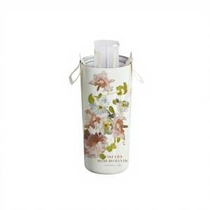 Stainless Steel Lily of the Valley Vacuum Insulated <b>Thermos</b> Cup Gift Cup Customizable Portable High- Water <b>Bottle</b> for Girls - Product Image 1