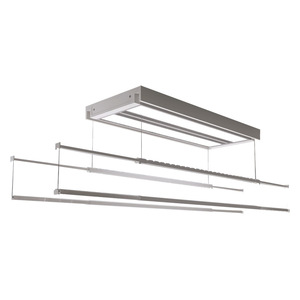 Home intelligent ultra-thin invisible <b>pole</b> balcony indoor fully automatic lifting electric drying rack - Product Image 2