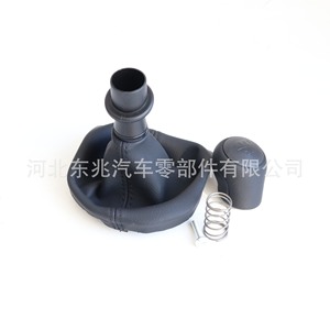 Car Gear <b>Knob</b> Leather <b>Shift</b> Lever Cover With Hand <b>Knob</b> For Volkswagen T7 DZ01 Q7-2 K22 - Product Image 2