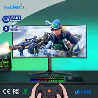 Moniteur de jeu incurvé professionnel OEM 4K 5K 24 27 pouces IPS avec base relevable, sans bordure, 165Hz 240Hz 540Hz, 99% sRGB, 1ms