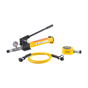แม่แรงไฮดรอลิก 100 ตัน 700 บาร์ ENERPAC รุ่นเดียวกัน แบบ Ultra Low Height Single Acting SOV-RSM-1000 โครงเหล็ก สูงปิด 85 มม. - Product Image 5