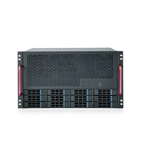 OEM JMCD 12S4 Server NAS Network Attached Storage Rack für Unternehmen mit 12G Backplane ATX NAS Gehäuse ITX Formfaktor Lagerware
