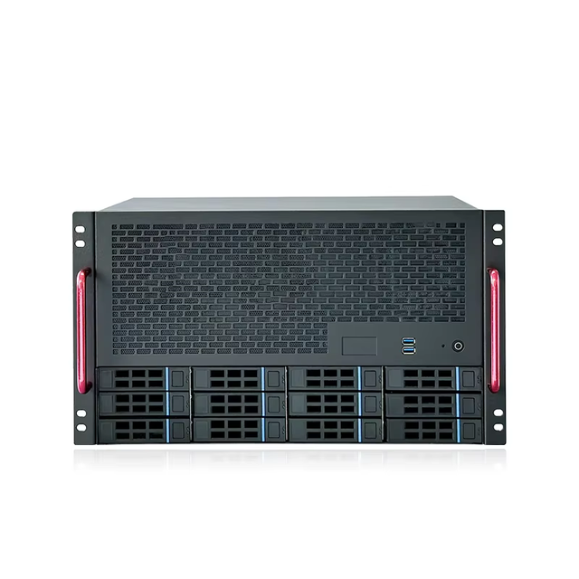 OEM JMCD 12S4 Server Nas Network Attached Storage Rack for Businesses 12g Backplane ATX NAS Cases ITX Form Factor Stock Product