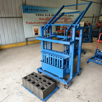 Machine manuelle de fabrication de blocs creux en cendres volantes, mobile, à commande manuelle, pour briques de béton, marque PanQi, garantie 1 an, certifiée ISO CE