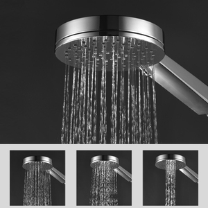 โครเมี่ยมฝนมือฝักบัว ABS อุปกรณ์ห้องน้ำพลาสติกหัวฝักบัวมือถือที่มีท่อ - Product Image 3