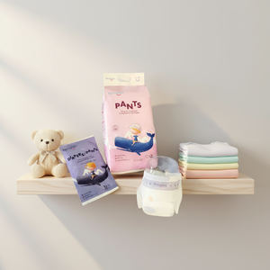 Pantalons-culottes jetables XXXL, qualité d'usine OEM du Guangdong, pratiques, couches pour bébé, prévention des fuites 3D, doux et respirant - Product Image 1