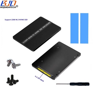 Kartu konverter adaptor NVME SSD, SFF-8639 antarmuka U2 ke NGFF M.2 Key-M B + M - Product Image 1