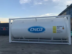 New 20Ft Standard Liquid Gas Container Iso Tank Lo2 Ln2 Lar Iso Tank Container