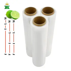 18 Mic Transparent Stretch Hood Film: LLDPE Wrapping Pallet Packaging Shrink Wrap Roll