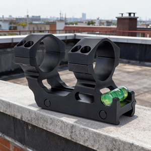 Support de lunette BANGBANG - Tube de 30 mm, Monture de 20 mm, Hauteur centrale de 1,4 pouce |   Avec niveau à bulle intégré pour l'optique extérieure - Product Image 2