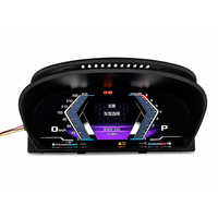 Nouveau Compteur de Vitesse LCD Avancé 3 en 1 pour BMW E60 E70 E71 2003-2014, Système d'Aggregation d'Instruments Numérique Intelligent Plug & Play, Outil de Mise à Niveau