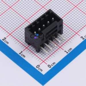 DB2ERC-2.54-5P-BK Plug-in Terminal Block Bent Lead Through Hole,P=2.54mm Board-to-Board / Socket - Closed 1x5P 2.54mm Black - Product Image 1