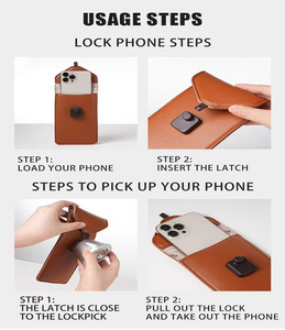 Pochette anti-photographie pour téléphone portable, idéale pour les mariages, les tournages de télévision, les concerts et les répétitions. - Product Image 6