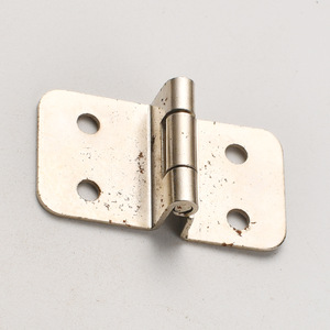 Charnière de meuble de style chinois 28 mm en fer argenté à montage en surface, antirouille, type H - Product Image 1