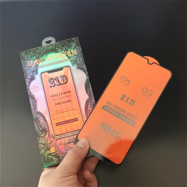 Bán Buôn Trực Tiếp 21 D Đầy Đủ Keo Tempered Glass Đối Với Iphone 11 Cho Iphone 8 Cộng Với Bảo Vệ Màn Hình