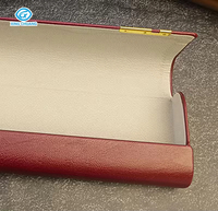 Boîte de protection anti-rayures populaire pour les voyages, étui à lunettes de myopie portable en cuir PU