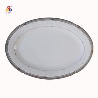 10 pouces fines nouvelles assiettes cassables en porcelaine assiette de cuisine en céramique avec décalque en relief gris