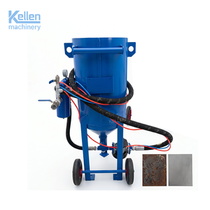 Réservoir de sablage à pression portable, sablage mobile pour l'élimination de la rouille des structures en acier, le décapage de peinture, la préparation des surfaces de navires - Product Image 1