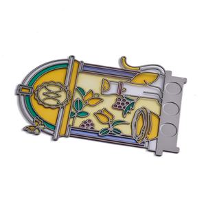 Myti Function Yellow Color <b>Cat</b> Flower Pattern Uv Printing Logo Metal <b>Bookmark</b> - Product Image 4