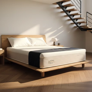 Base de Cama King Size Tirol Contemporary de Madera Maciza de Teca con Diseño Minimalista y Construcción Ecológica para una Comodidad Duradera - Product Image 3