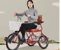 Petit tricycle de fitness, vélo tout-terrain, vélo de ville, mini quad, vélo de montagne, vélo de terre, cadre en acier, freins à disque, vitesse unique