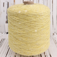 New 3MM+6MM Sequin Yarn 100% Cotton Fancy Yarn for Hand Knitting Yarn All in Stock