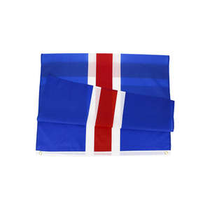 Vente en gros de drapeaux personnalisés en polyester suspendus de 90x150cm avec logo, <span class=keywords><strong>pays</strong></span> national mondial, drapeaux islandais, drapeau national et de couleur personnalisable - Product Image 6