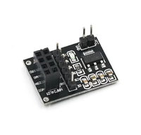 Carte adaptatrice de module sans fil 3.3V compatible avec le module sans fil 24L01, adaptée au NRF24L01