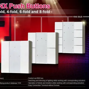 Knx smart push button schalter 6 falten knx 8 falten knx