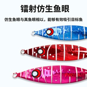 Nuevo señuelo de pesca lento de hundimiento Taiwan Candy, 80-200g, cebo artificial biónico para pesca en agua salada - Product Image 3