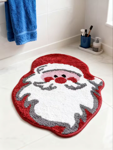 พรมเช็ดเท้าไมโครไฟเบอร์โพลีเอสเตอร์แบบทอสั่งทำขายส่ง OEM ซึมซับน้ำ แห้งเร็ว พร้อมแผ่นรองเมมโมรี่โฟม สำหรับห้องน้ำ - Product Image 4