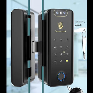 <strong>3D</strong> Face Recognition Lock Glass Door Smart Lock Biometric <strong>Fingerprint</strong> Lock Password System Lock Security Lock - Product Image 2