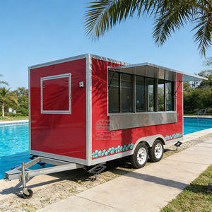 Carrito de Comida, Remolque de Comida Móvil, Remolque de Café, Carrito de Comida Rápida Móvil, Remolque de Venta Ambulante, Remolque de Catering para Negocios - Product Image 6