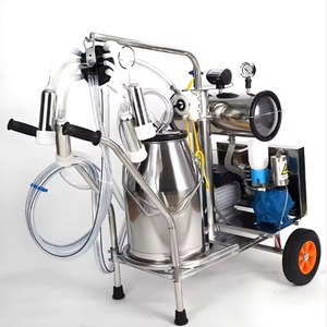 Avec groupe <span class=keywords><strong>de</strong></span> réception <span class=keywords><strong>de</strong></span> lait et système <span class=keywords><strong>de</strong></span> <span class=keywords><strong>lavage</strong></span> Machine à traire portable à quatre seaux pour vache Salon pour ferme laitière - Product Image 1