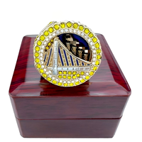 Anillo Conmemorativo Clásico de Baloncesto 2022, Joyería Conmemorativa para Hombres, Colección de Fans, Regalo con Caja