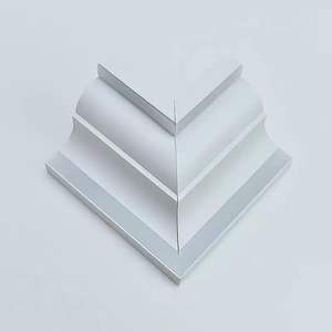 Barang baru lampu sisi ganda 70mm * 90mm ekstrusi LED saluran utama lampu sudut langit-langit LED Strip profil cahaya - Product Image 4