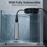 Medidor de Líquidos Sumergible Antiobstrucción RS485 Modbus RTU IP68 con Sonda de Acero Inoxidable para Aguas Residuales y Pozos, Fabricante OEM