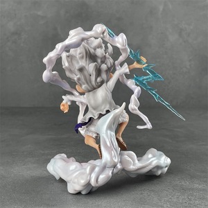 Figura Miniatura de Luffy de YNX Gear 5, Juguete de Dibujos Animados de PVC, Estatua de Anime, Decoración para Caja de PC, Regalo Coleccionable para Mayores de 14 Años - Product Image 4