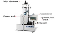Machine de bouchage sous vide automatique pour bouteilles en verre, pour confiture, sauce, miel, facile à utiliser, électrique, 110V 220V
