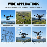 Paket Baterai Lithium-Ion UAV Semi-solid State 16000mah 6s 25C Kinerja Tinggi yang Dapat Disesuaikan untuk Drone Pengangkut Beban Berat
