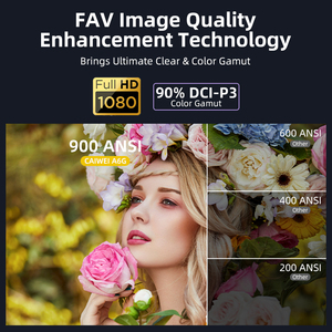 A6G PRO Android TV <b>Projector</b> Upgrade Wireless Portable <b>Projector</b> Android 11 4k WIFI6 - Product Image 5