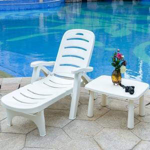 Fauteuil inclinable en <span class=keywords><strong>plastique</strong></span> Patio hôtel <span class=keywords><strong>bain</strong></span> pliable plage inclinable piscine extérieure épaissie chaise chaises <span class=keywords><strong>de</strong></span> plage pliable - Product Image 3